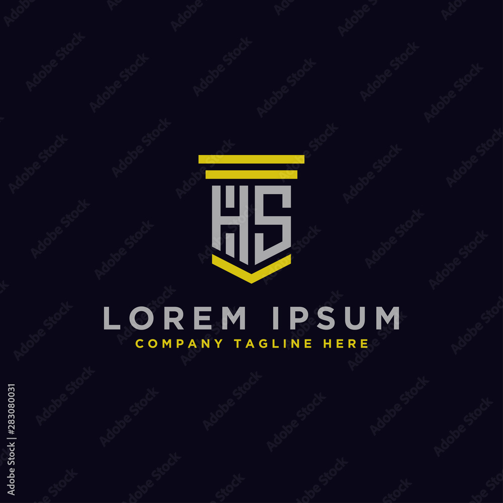 Inspiring company logo design from the initial letters of the HS logo icon. -Vectors Inspiring company logo design from the initial letters of the HS logo icon. -Vectors