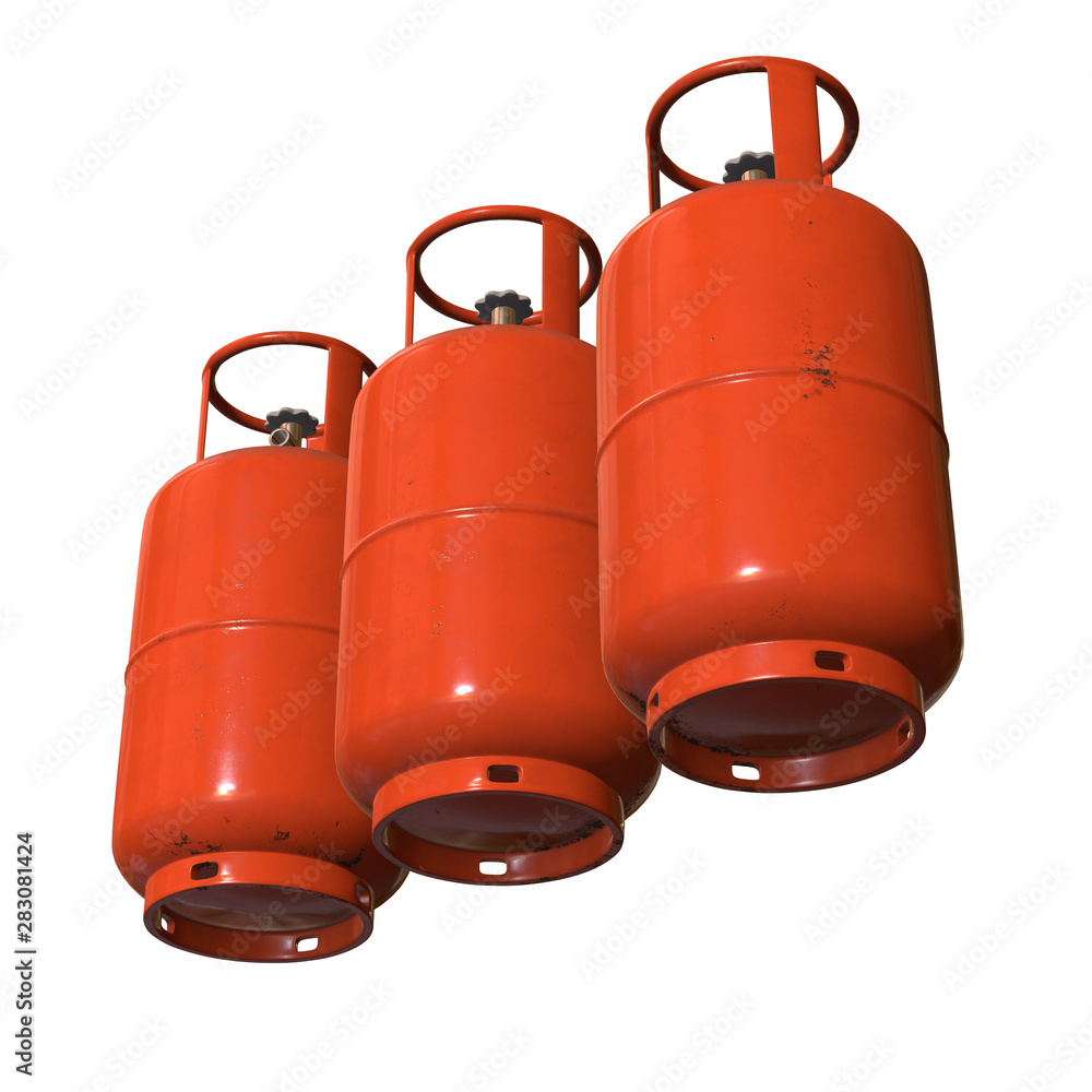 Gas cylinder lpg tank gasbottle. Propane gascylinder balloon