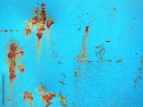Abstract photography of a container wall