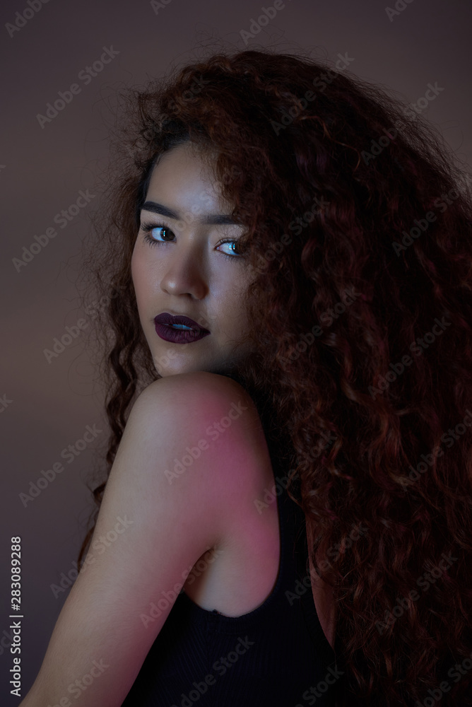 Fototapeta premium Portrait of young latin girl