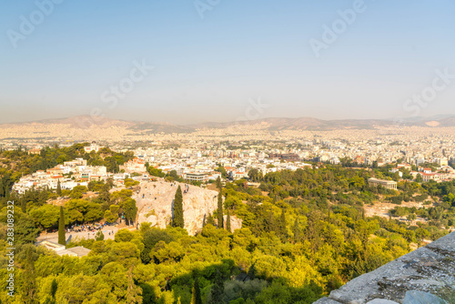 Landscape in Athens Greece