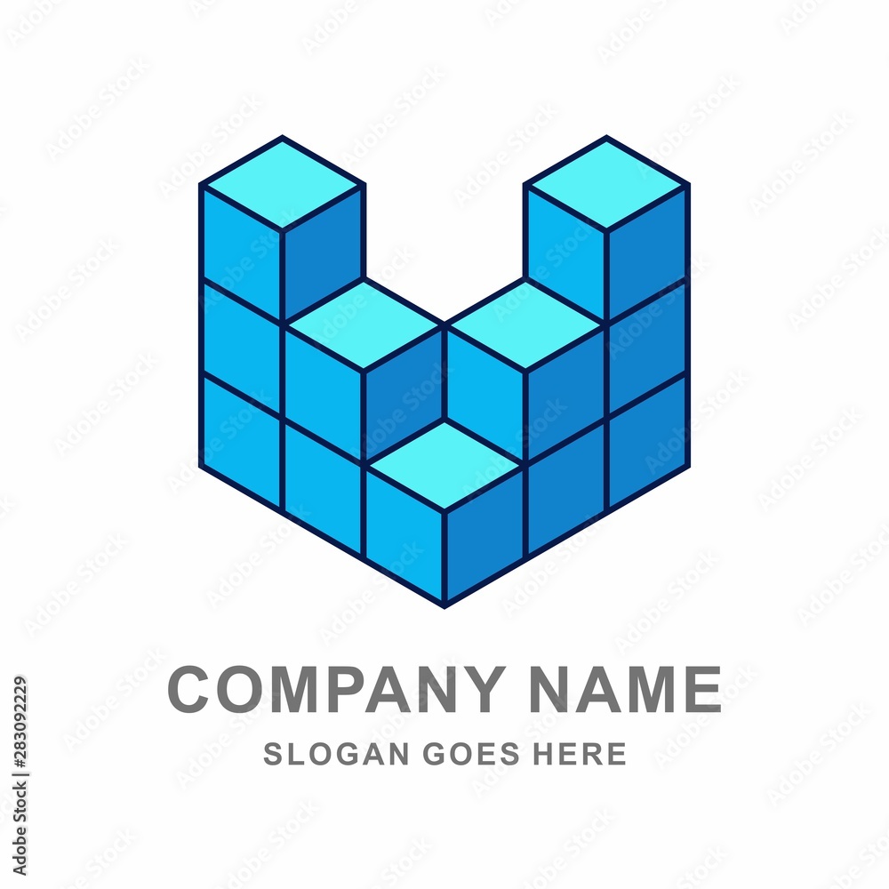Geometric Triangle Hexagon Cube Space Box Architecture Interior Construction Business Company Stock Vector Logo Design Template Geometric Triangle Hexagon Cube Space Box Architecture Interior Construction Business Company Stock Vector Logo Design Template
