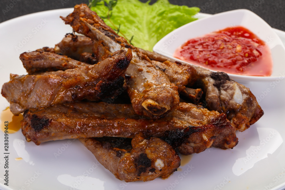 Roasted pork ribs Roasted pork ribs