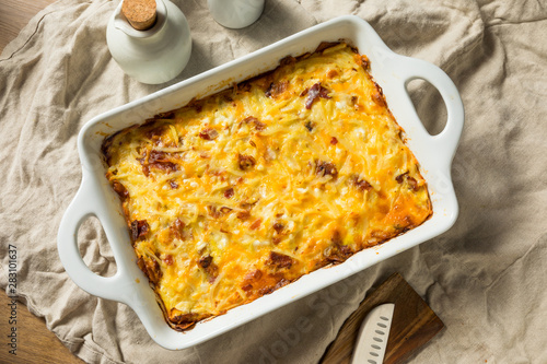 Homemade Bacon Amish Breakfast Casserole