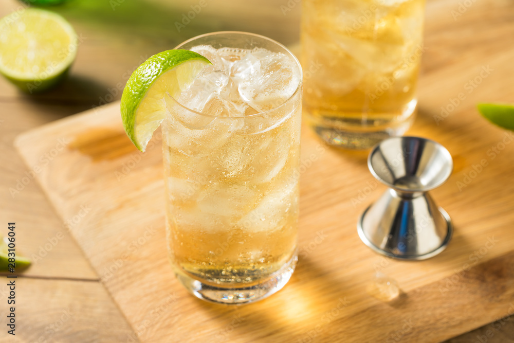 Homemade Bourbon Whiskey Ginger Lime Homemade Bourbon Whiskey Ginger Lime