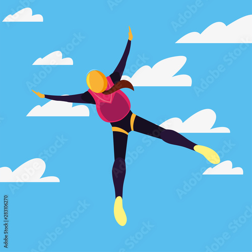 people extreme sport and lifestyle