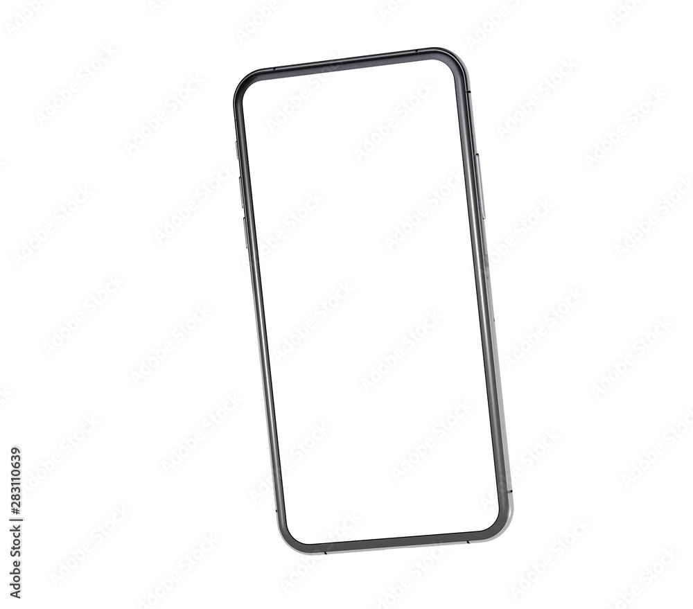 smartphone digital isolated modern smartphone digital isolated modern