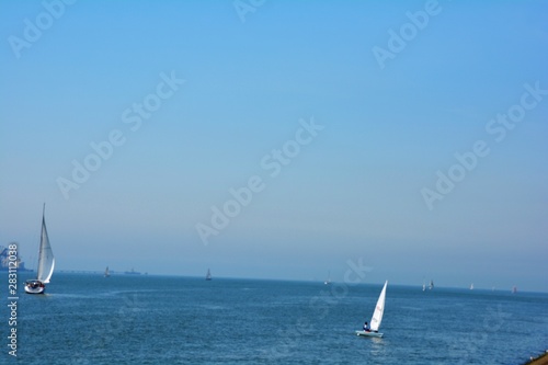 sailboat on the sea