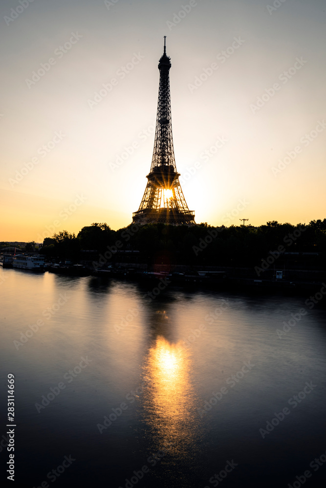 Eiffel Tower at Sunrise