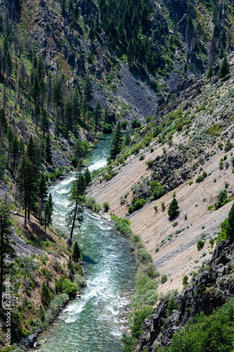 Payette River Along the Banks-Lowman Highway