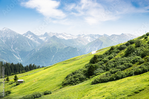 Mountain Range In Austrian Alps