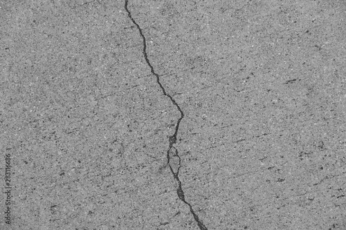 Wallpaper Mural Crack in concrete on the streets of Los Angeles for interior design Torontodigital.ca