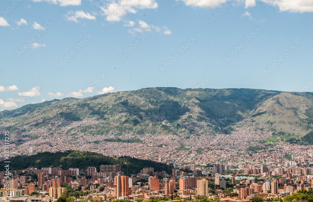Medellin city one summer day