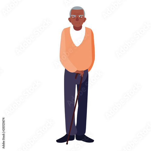 happy grandparents day flat design