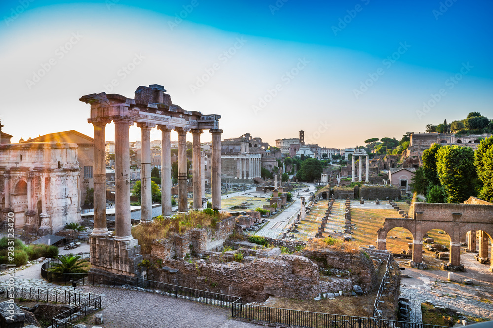 Roman Forum At Sunrise