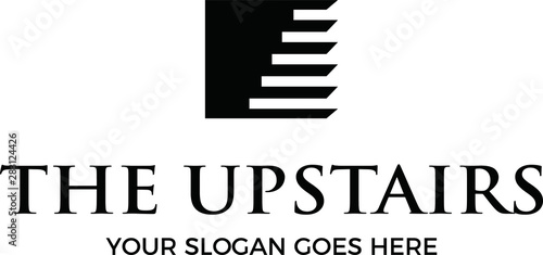 Upstairs logo,vector illustration. upstairs icons graphic design vector symbols.