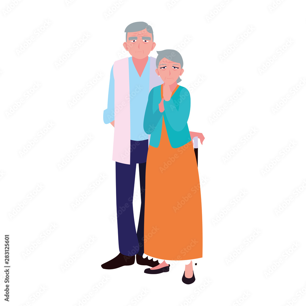 happy grandparents day flat design happy grandparents day flat design