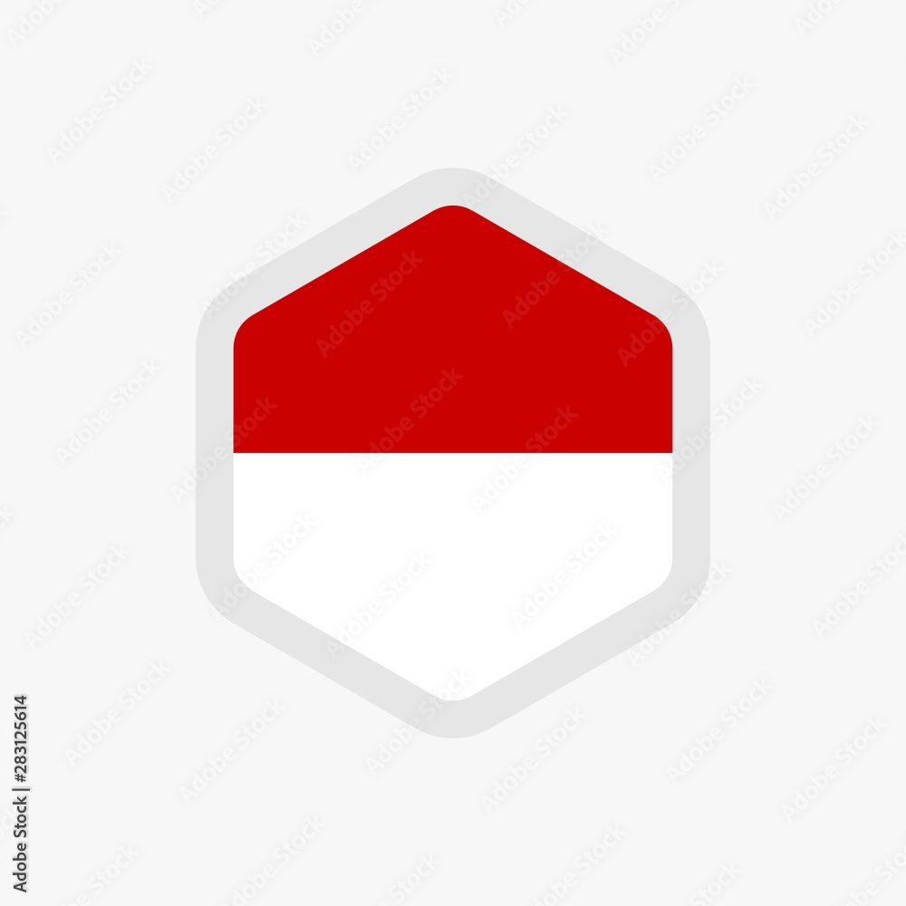 Indonesia flag flat design vector, red and white flag illustration, south east asia flag design. Indonesia flag flat design vector, red and white flag illustration, south east asia flag design.