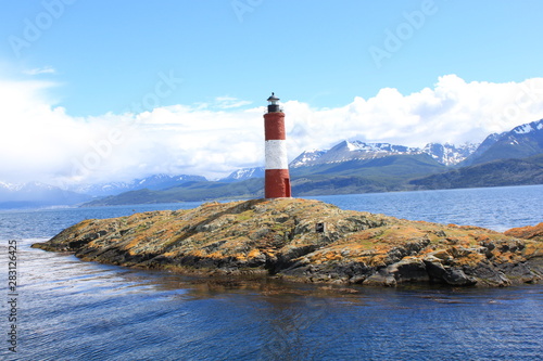 End of the World Lighthouse in Ushuaia, Argentina