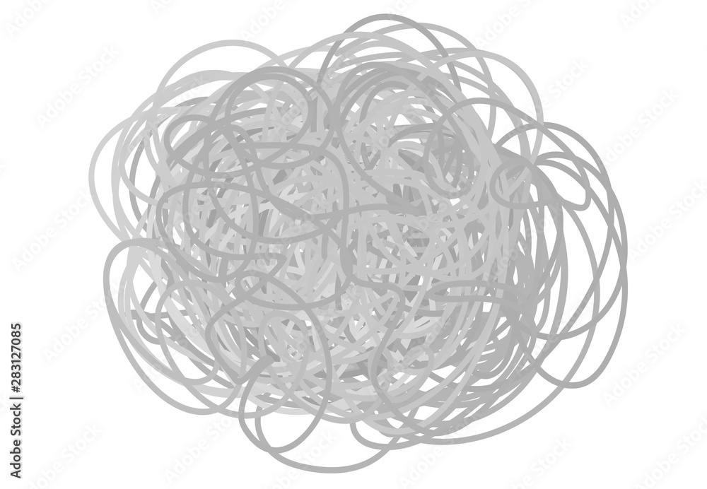 Monochrome chaotic pattern on white. Tangled texture with lines. Hand drawn dinamic scrawls. Background with lines and waves Monochrome chaotic pattern on white. Tangled texture with lines. Hand drawn dinamic scrawls. Background with lines and waves
