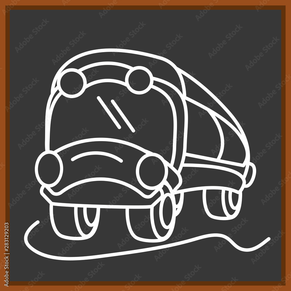 classroom board with drawing of school bus classroom board with drawing of school bus