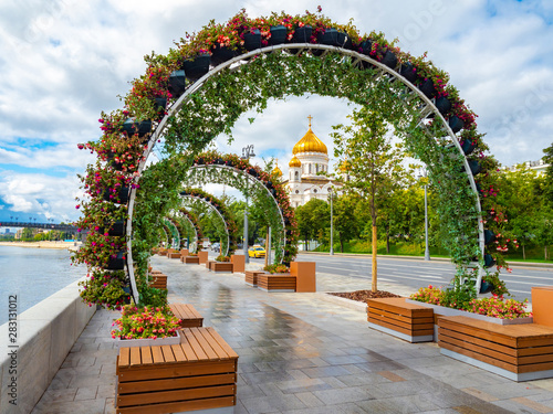 Εκτύπωση καμβά Moscow in the summer