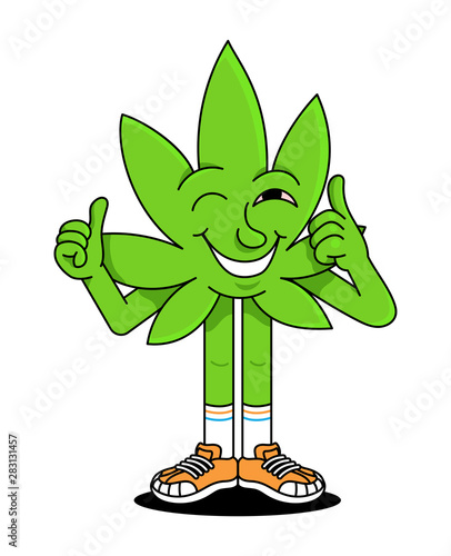 leaf of smoke medical cannabis