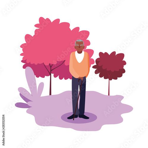 happy grandparents day flat design