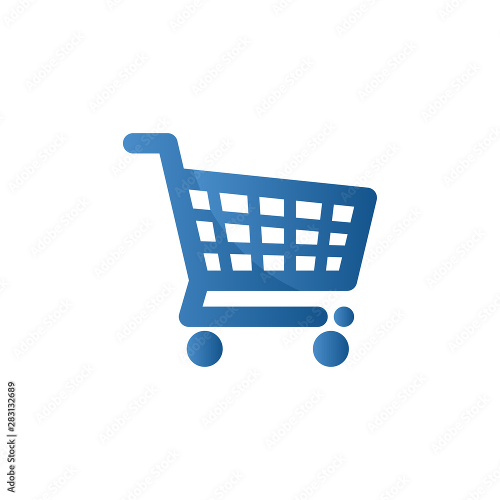 Shopping cart trolley vector icon, Shopping cart trolley vector icon,