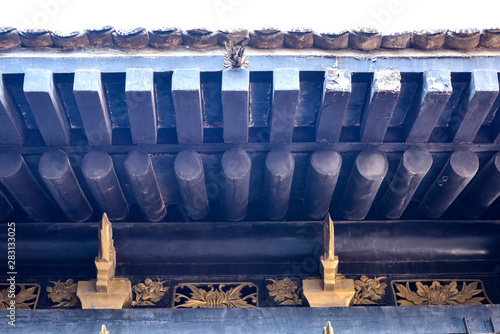 Ancient architecture in Pucheng, Weinan, Shaanxi, China © Xiangli