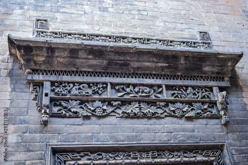 Ancient architecture in Pucheng, Weinan, Shaanxi, China photo