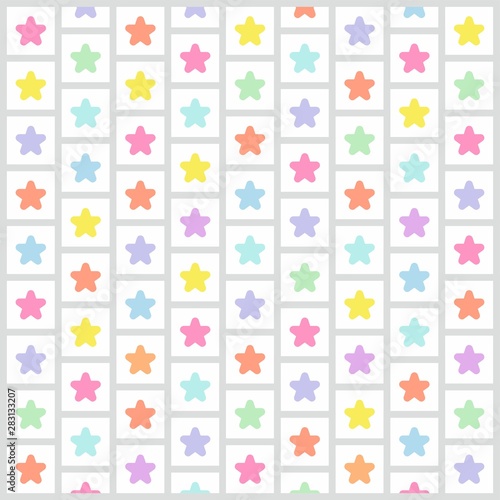 The Amazing of Colorful Star Pattern Wallpaper