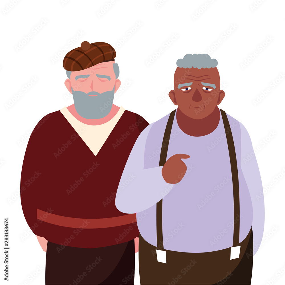 happy grandparents day flat design happy grandparents day flat design