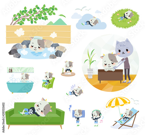 animal Cow boy_relax