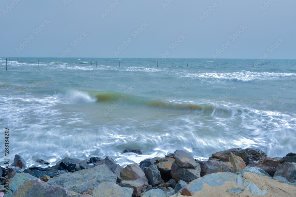 The surging Bohai coast