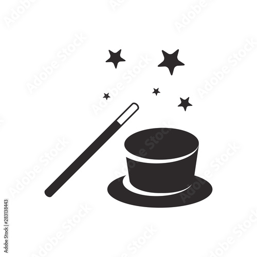 magic wand icon vector template