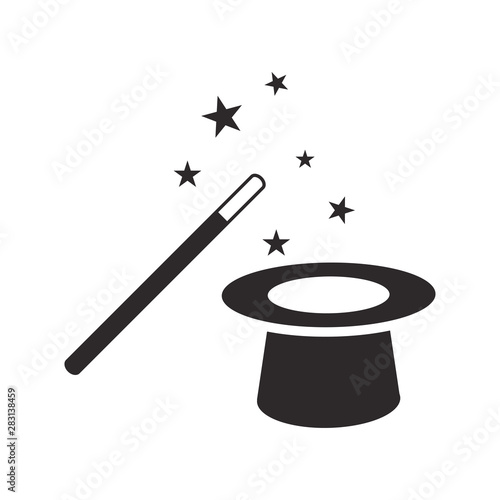 magic wand icon vector template