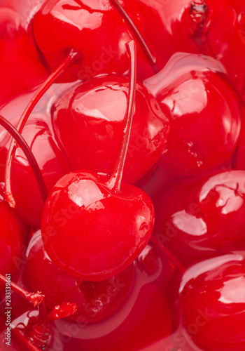 cherries in glass