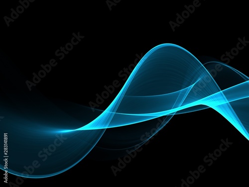 Abstract Business Soft Blue Wave Template Brochure Flyer Background