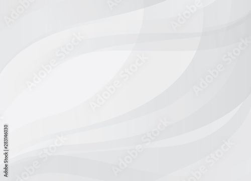 Abstract  vector background with white and gray smooth lines