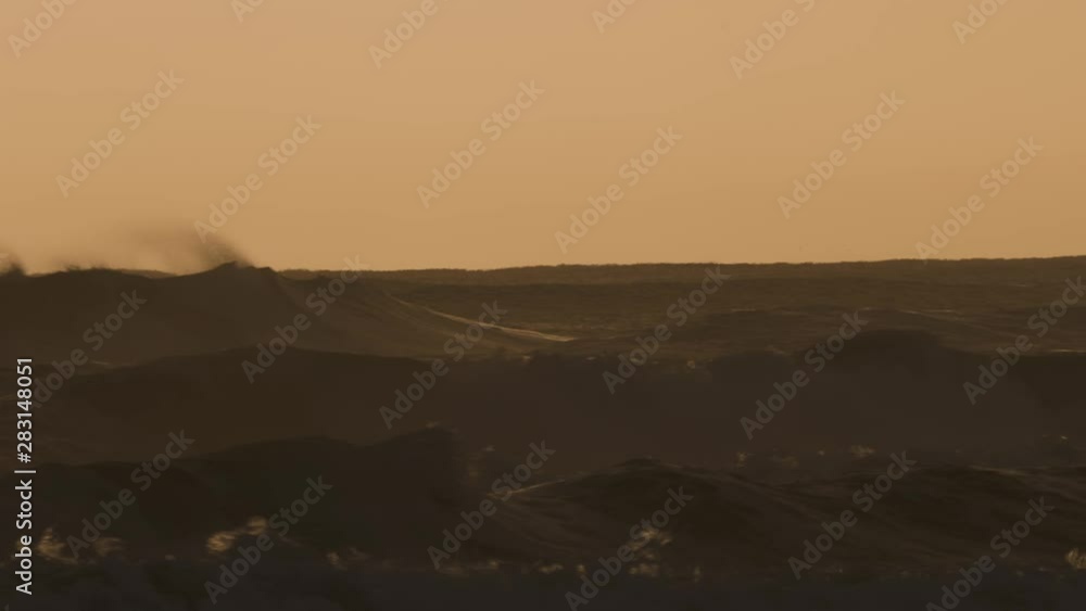 custom made wallpaper toronto digitalOcean In Golden Sunset, Slow Motion, Graded