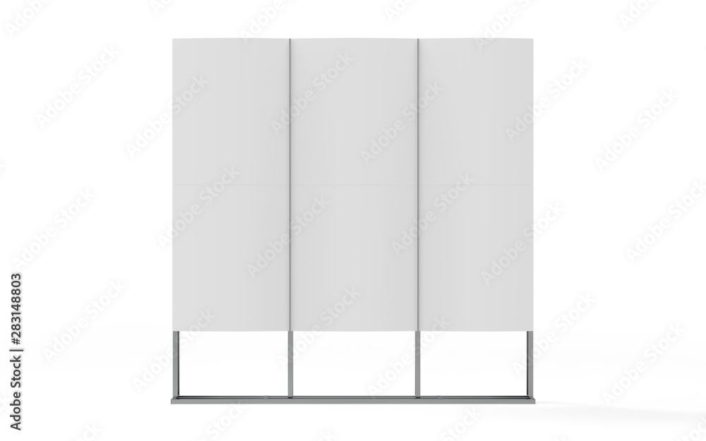 blank Display Advertising Stand. 3d illustration blank Display Advertising Stand. 3d illustration
