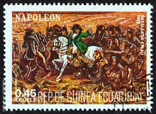 Napoleon, the Battle of Eylau, 1807 (Equatorial Guinea 1977) photo
