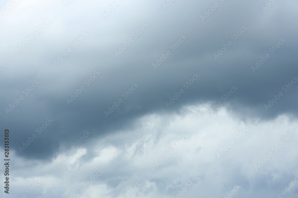 Sky with heavy rainy clouds on grey day Sky with heavy rainy clouds on grey day