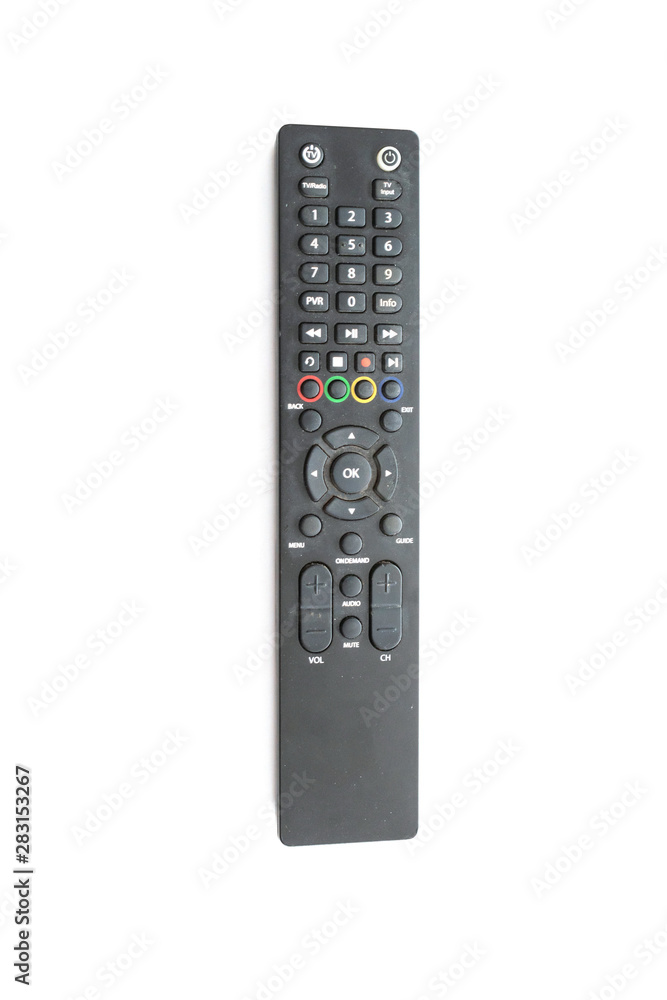 remote control isolated on white background remote control isolated on white background