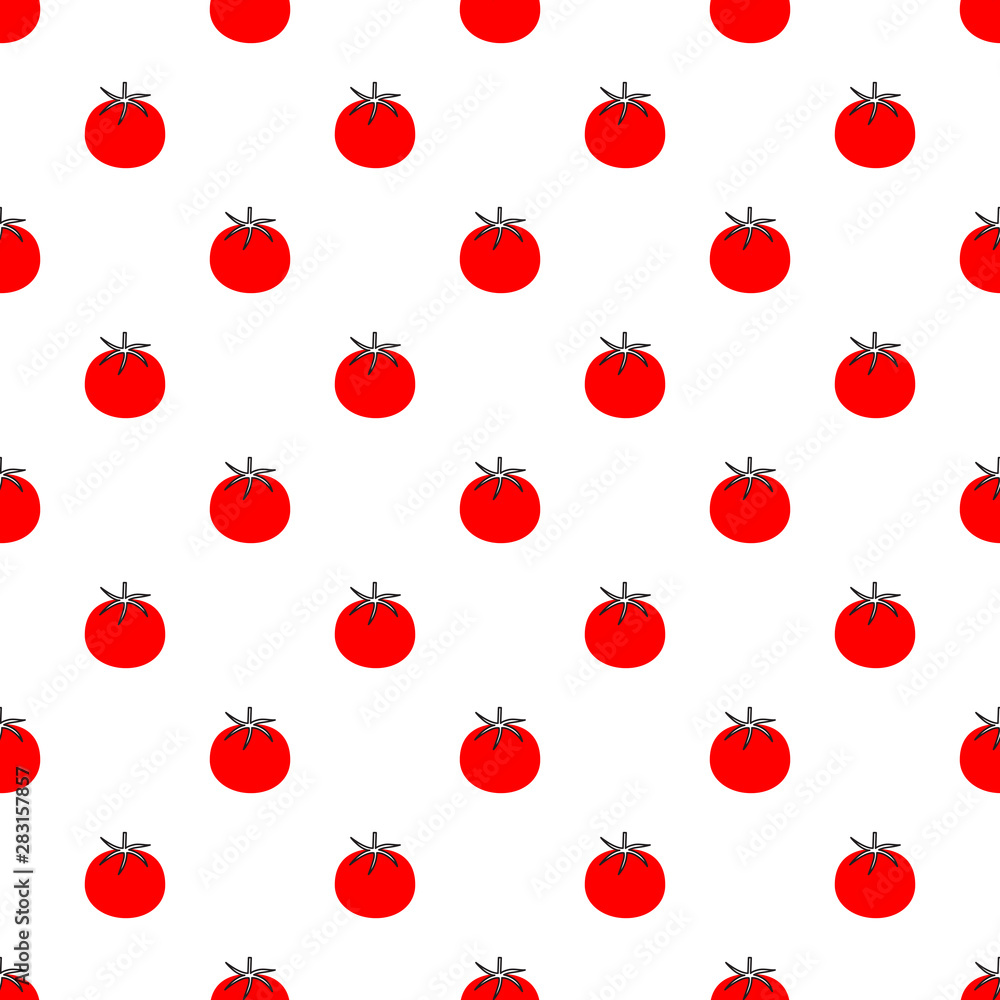Vector seamless pattern with tomato. Seamless pattern. Vector seamless pattern with tomato. Seamless pattern.