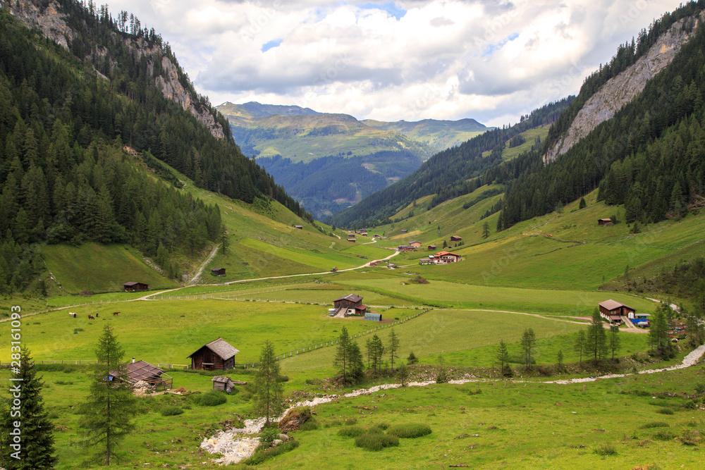 Wimmertal, Austria beautiful valley in Gerlos