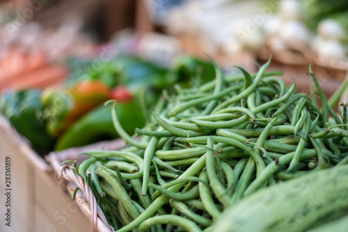 Green beans for sale photo