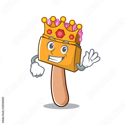 King character paint brushes in the warehouse