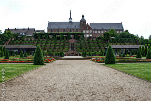 Old German monastery with a fantastic garden